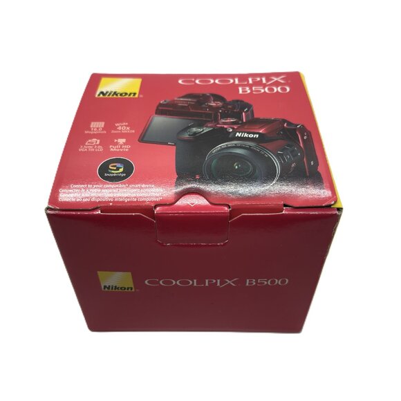 Nikon COOLPIX B500 Point and Shoot Camera in Original Box - Red - Picture 14 of 16